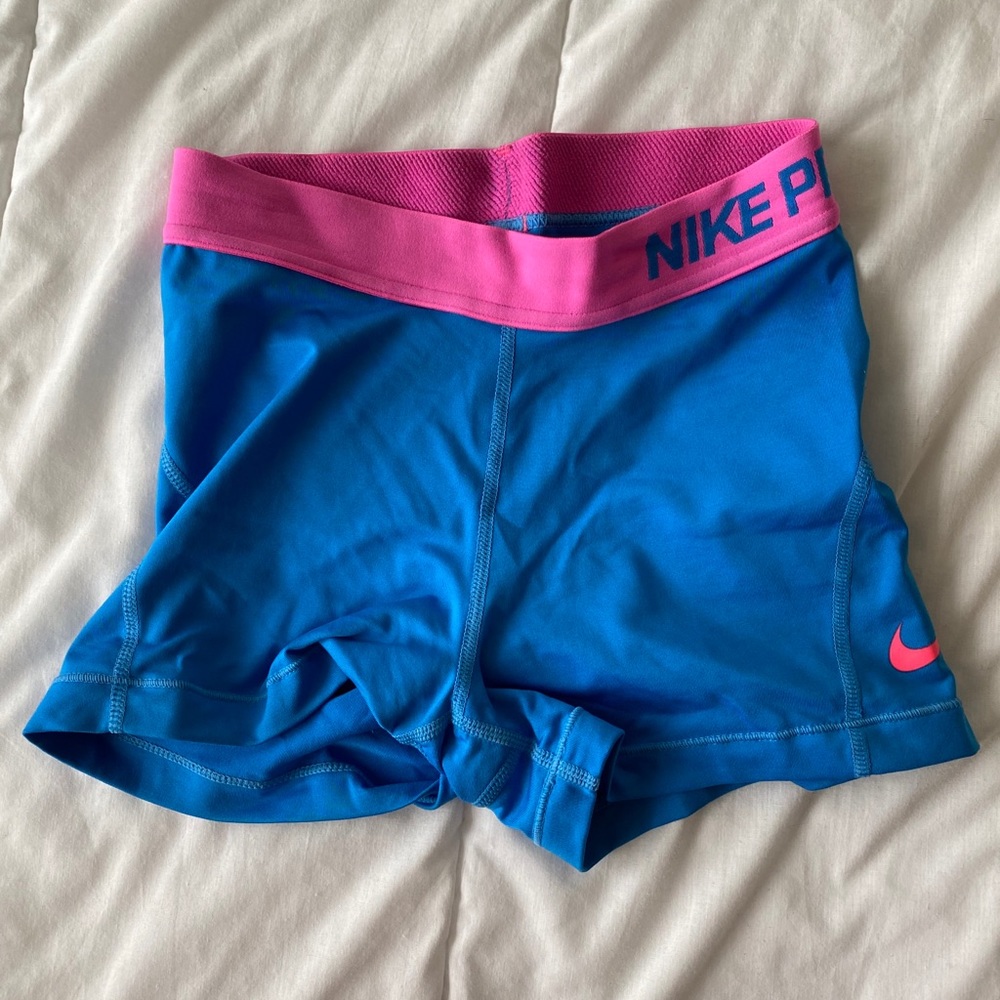 NIKE PROS VINTAGE SPANDEX SHORTS